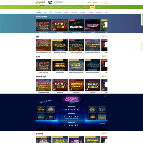 Play slot games online at Lottoland Africa.